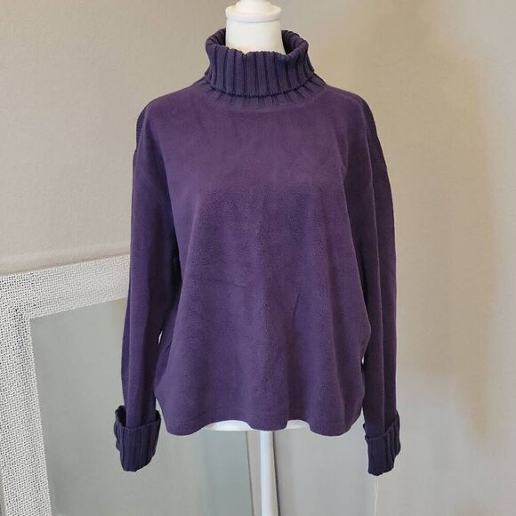 J.jill Women's Sherpa Knit Sweater Pullover Size LP - Picture 1 of 9